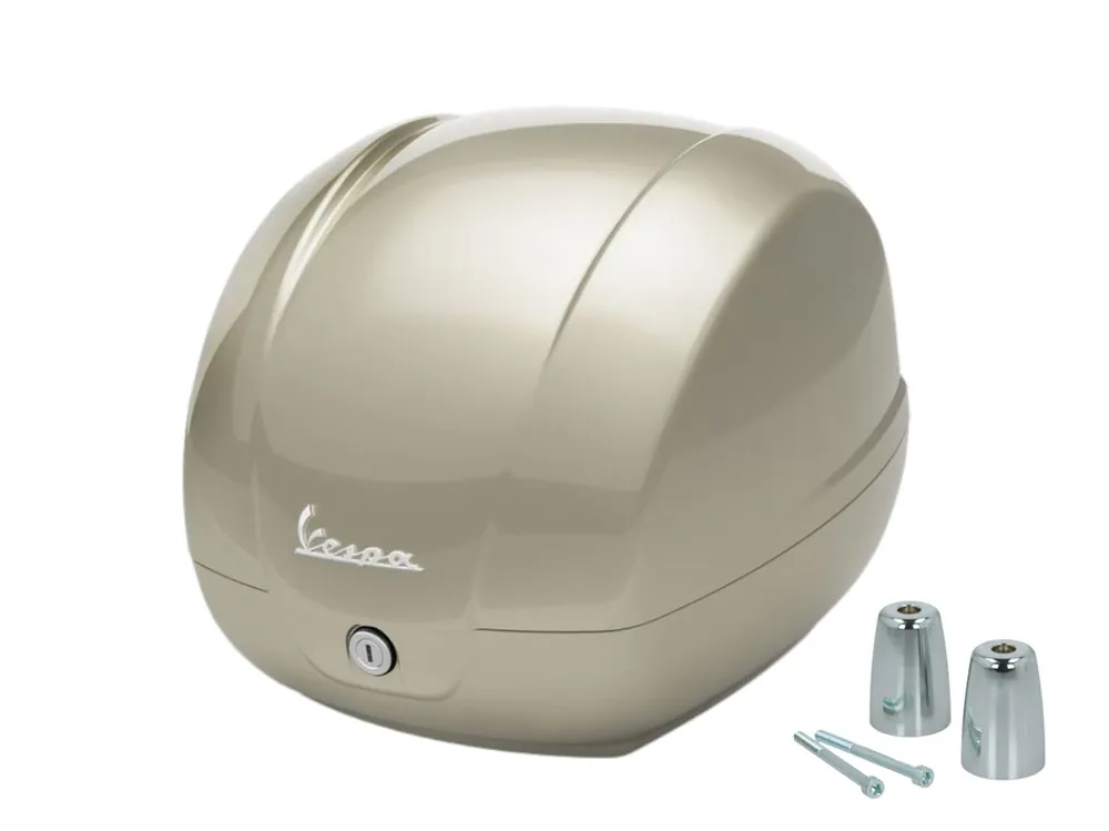 Top case d&rsquo;origine 36 L beige Q01 pour Vespa GTS 125/310 et GTV 310 Paiement Sécurisé