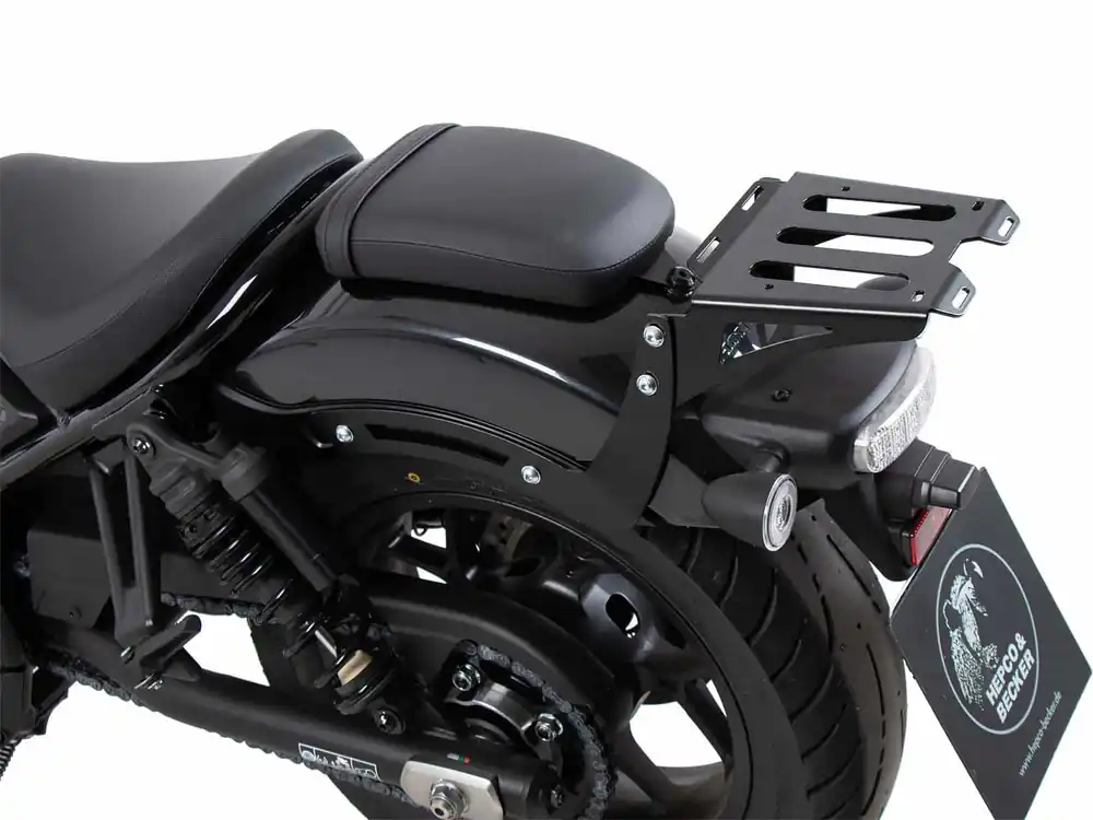Dernier Modèle Porte-bagages arrière souple Minirack noir pour Honda CMX 1100 Rebel /DCT /SE (25-) Hepco & Becker