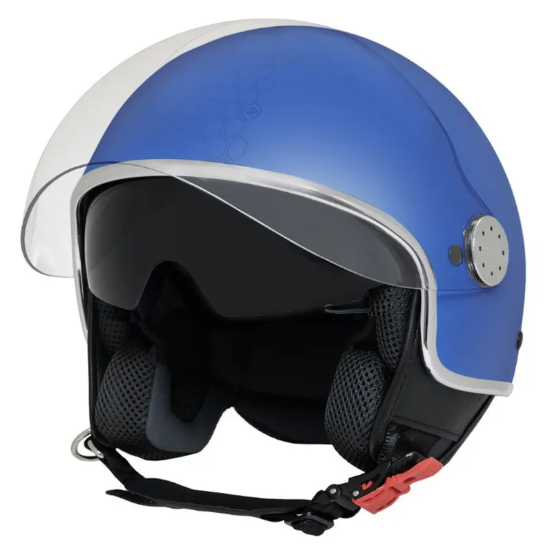 Casque jet Piaggio PFJ Mirror blanc XS Pas Cher