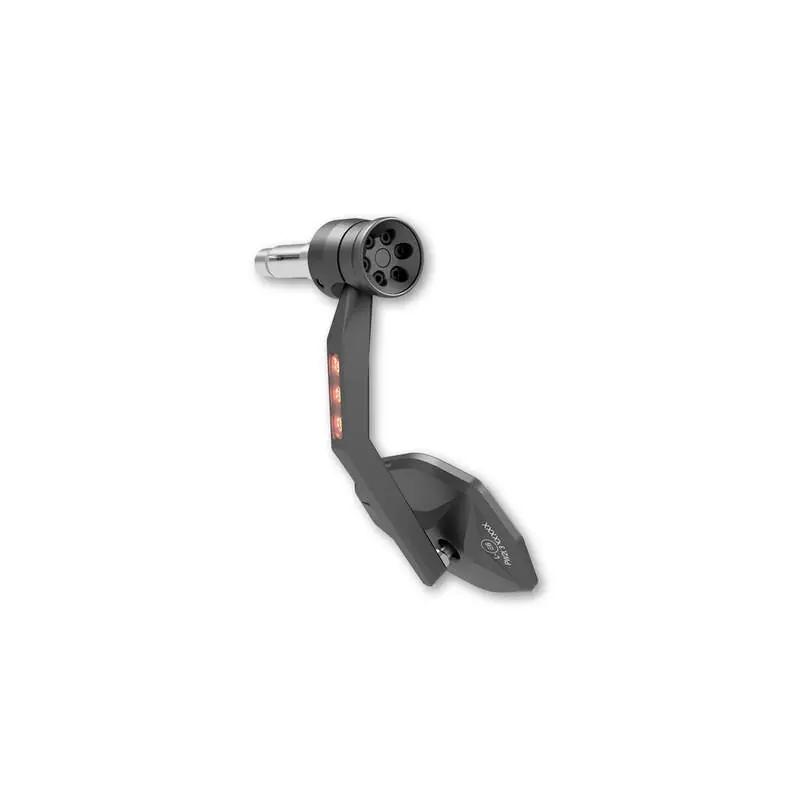 HIGHSIDER pro Rétroviseur d&rsquo;extrémité de guidon Victory-RIM Noir Avec clignotant LED (1pc) Prix Promo