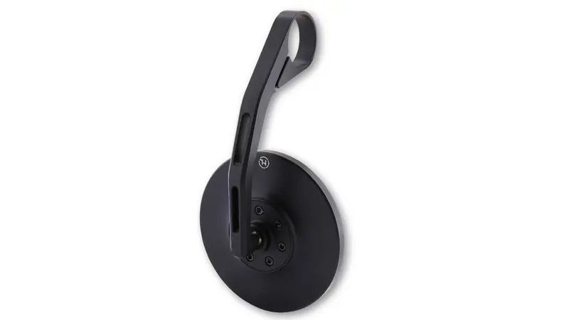 Satisfait Ou Remboursé HIGHSIDER pro Rétroviseur d&rsquo;extrémité de guidon Conero 2 Black Edition Noir Mat Long (1pc)