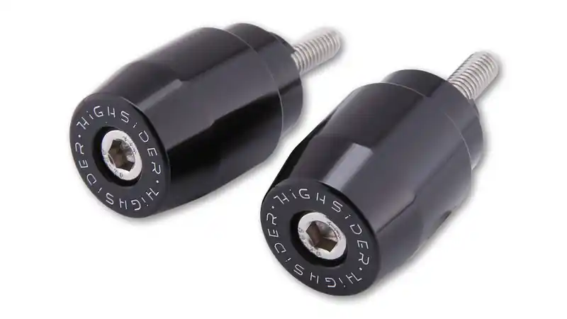 Seulement Aujourd'hui HIGHSIDER pro Poids pour guidon noir M6 Honda (paire)
