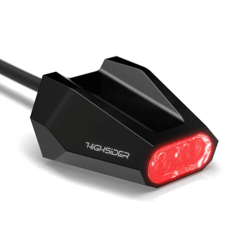 Promotion HIGHSIDER pro Split-V LED feu arrière noir/transparent E-approuvé (1pc)
