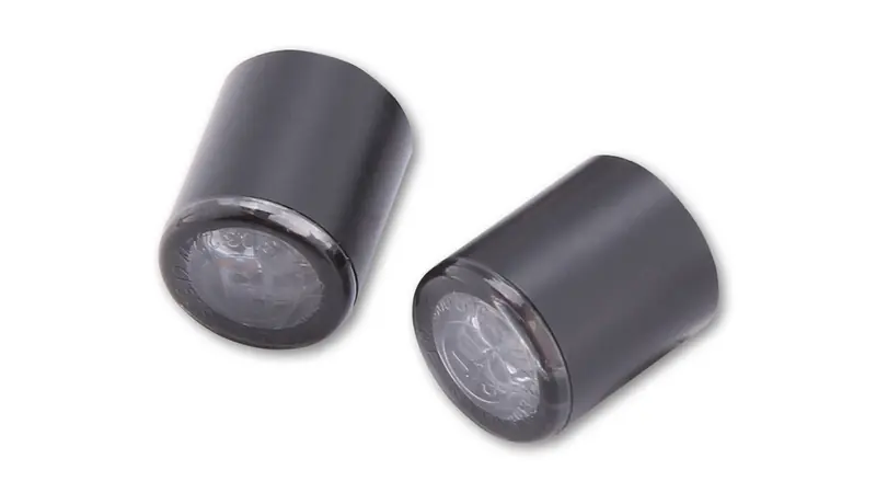 Top Vente HIGHSIDER pro Proton Module LED feu arrière, feu stop, clignotant noir/teinté 3en1, homologué E (paire)