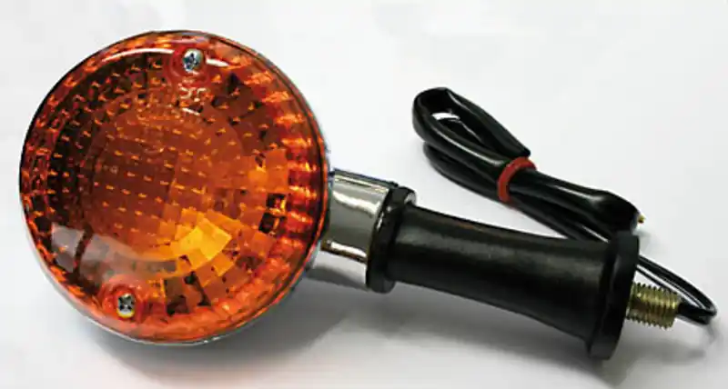 Offre Exclusive HIGHSIDER Smart OEM-Style Kawasaki boîtier de clignotant chromé / lentille orange (pièce), avant & arrière