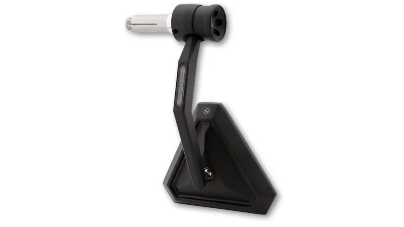 Super Prix HIGHSIDER pro Rétroviseur d'extrémité de guidon Tetra Noir Avec clignotants LED (1pc)