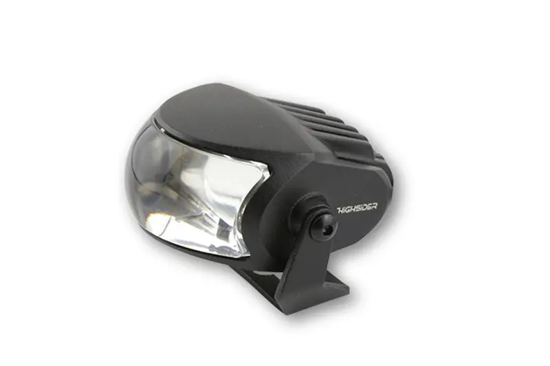 HIGHSIDER pro Phare longue portée Comet-High LED noir E-approuvé (1pc) Seulement Aujourd&rsquo;hui