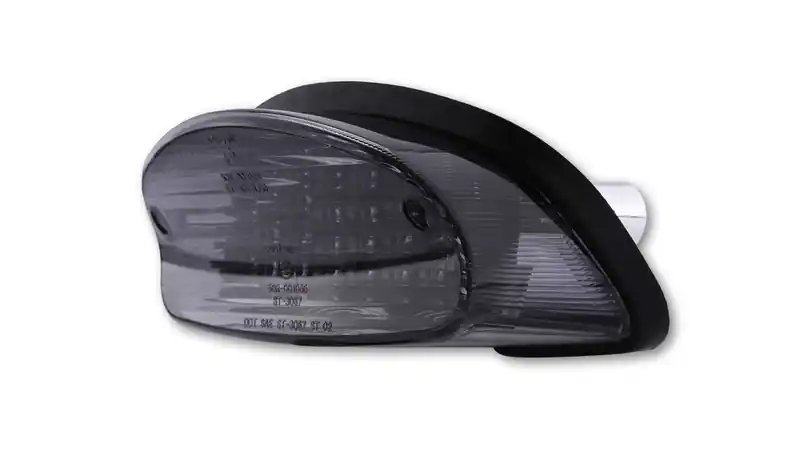 Top Vente HIGHSIDER smart Feu arrière LED noir Honda Style, homologué E (1pc)