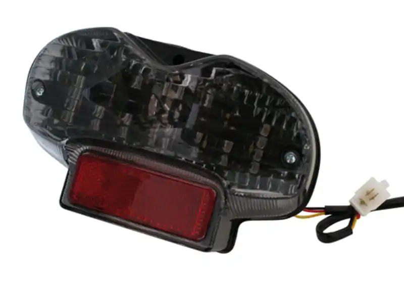 Livraison Express HIGHSIDER smart Feu arrière LED noir Suzuki Style, homologué E (1pc)