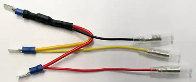 HIGHSIDER smart Resistor Mit Adapterkabel Für LED Rücklicht, 6,3 mm Flachstecker (1Stck) Meilleure Vente