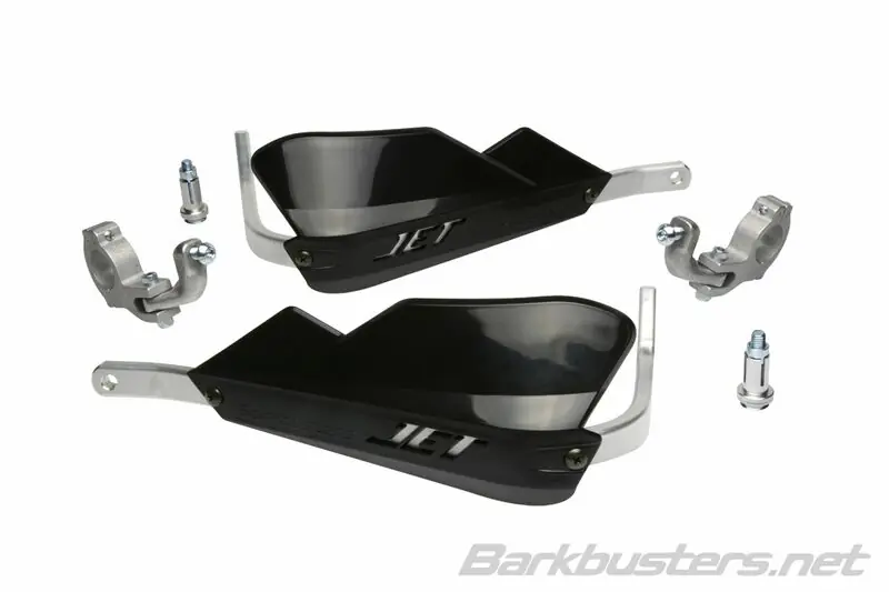 Quantité Limitée Barkbusters Jet Kit de protection des mains Fixation en deux points Conique Noir