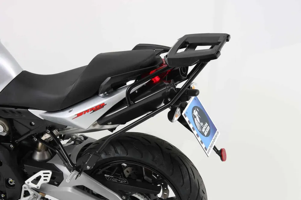 Support de top case Alurack noir pour Aprilia SL 750 Shiver (10-16) Hepco & Becker Top Vente