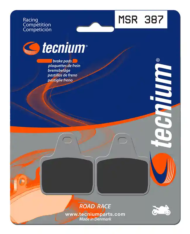 Plaquettes de frein en métal fritté Tecnium Professional Racing – MSR387 Jusqu&rsquo;à Épuisement Des Stocks