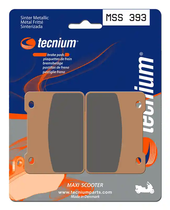 Acheter En Ligne Plaquettes de frein Tecnium Maxi Scooter en métal fritté – MSS393