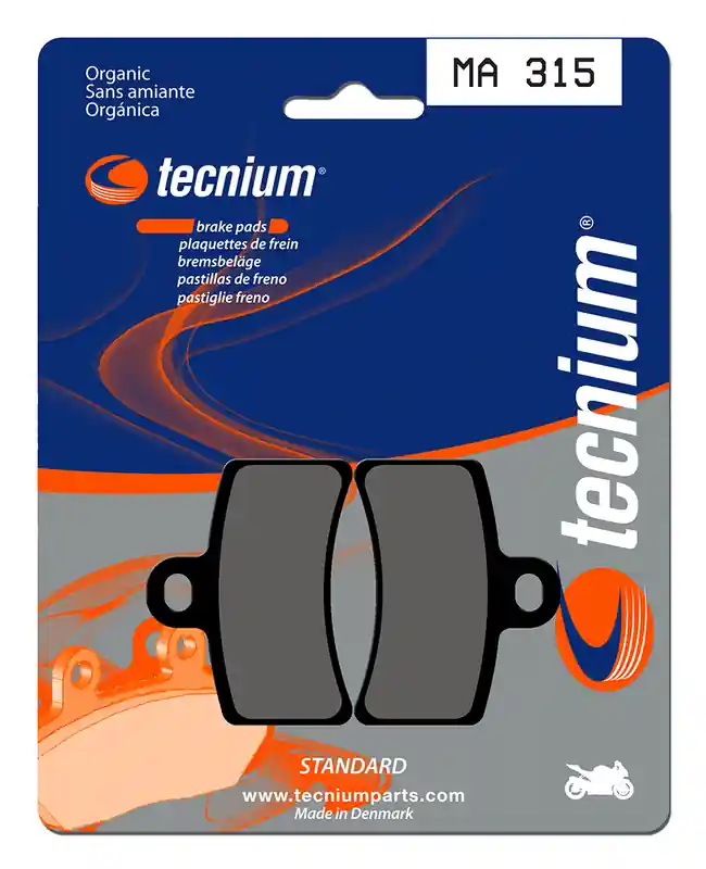 Tecnium Street Organische Bremsbeläge - MA315 Paiement Sécurisé