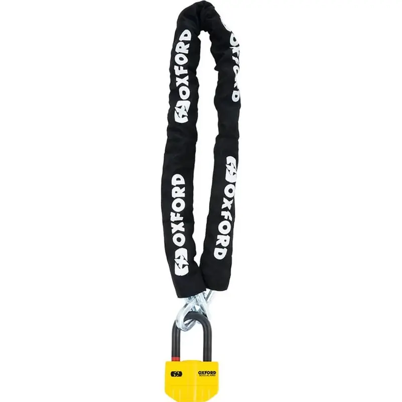 Oxford Kettenschloss Boss Alarm 14mmx12mm mit 1.5m Kette Prix Promo
