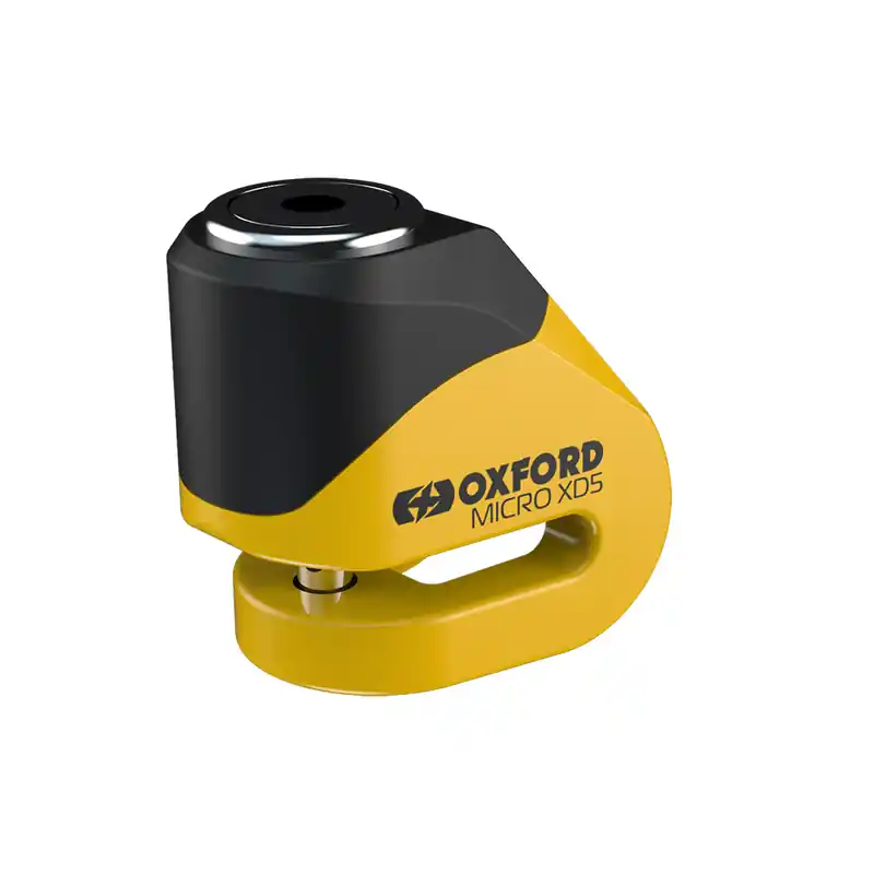 Oxford XD5 Antivol pour disque de frein - Ø5mm Jaune/Noir Super Prix