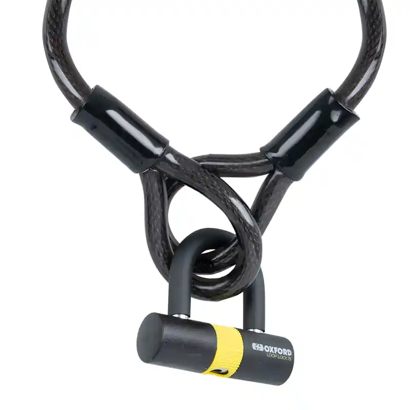 Populaire Oxford Loop Lock15 câble antivol + mini cadenas – 15 mm x 2,0 m