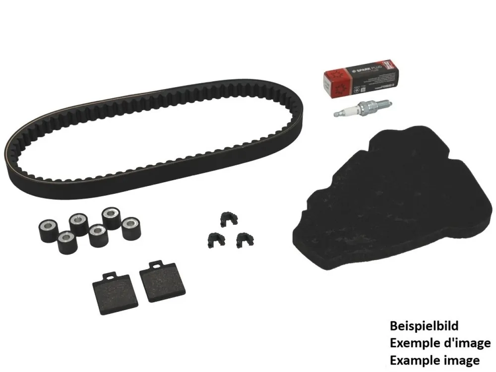 Inspektionskit Plus (OEM) mit Bremsbelägen Aprilia Sport City One 2008-2011 Populaire
