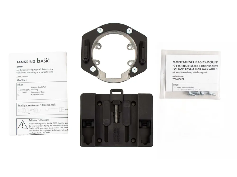 Anneau de réservoir Basic avec unité de fermeture de la sacoche de réservoir pour BMW S 1000 RR (09-11) Hepco & Becker Populaire