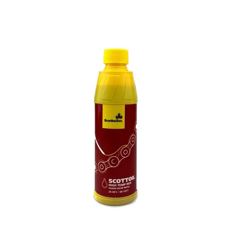 Scottoiler High Temp Red Lubricant für Kettenschmiersysteme – 250ml Flasche Top Vente