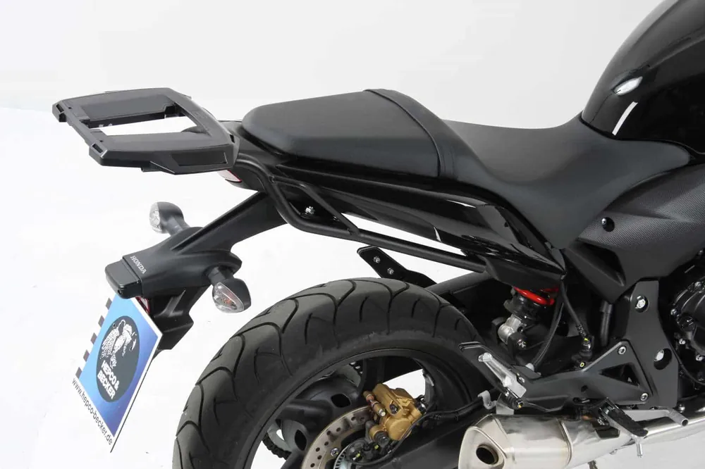 Solde Support de topcase Alurack noir pour Honda CBR 600 F (11-13) Hepco & Becker