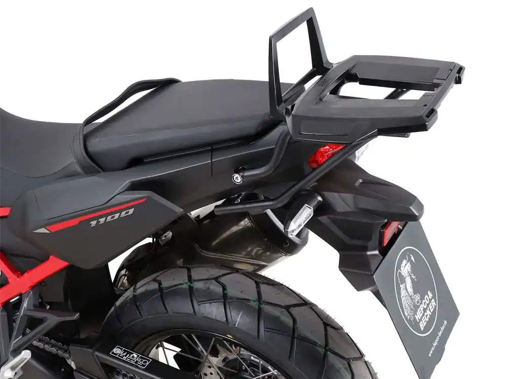 Support de topcase Alurack noir pour Honda CRF 1100 Africa Twin (20-21) Hepco & Becker Solde