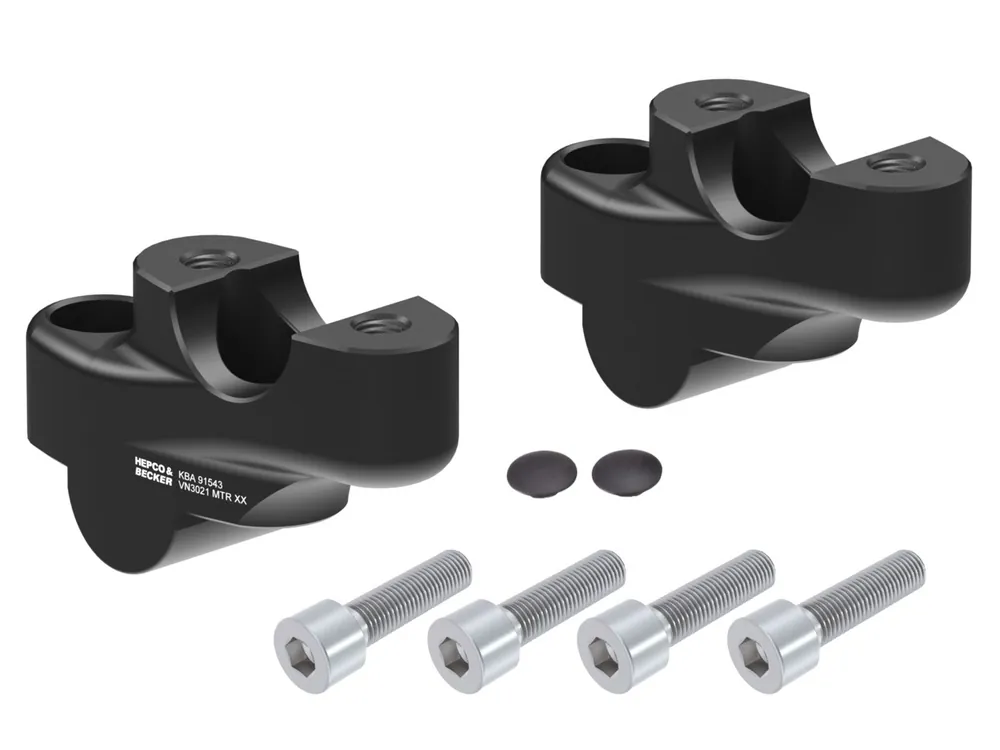 Augmentation du guidon H=30 mm avec décalage de 21 mm en arrière pour Honda NC 750 S /DCT (14-20) Hepco & Becker Offre Du Jour