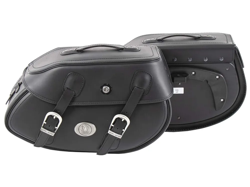 Satisfait Ou Remboursé Kit de sacoches de selle Buffalo pour les porteurs C-Bow Hepco & Becker Noir