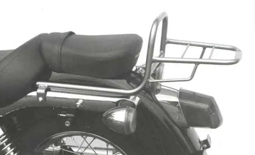 Acheter En Ligne Porte-bagages tubulaire support de top case chromé pour VT 125 C2 Shadow (99-00) Hepco & Becker