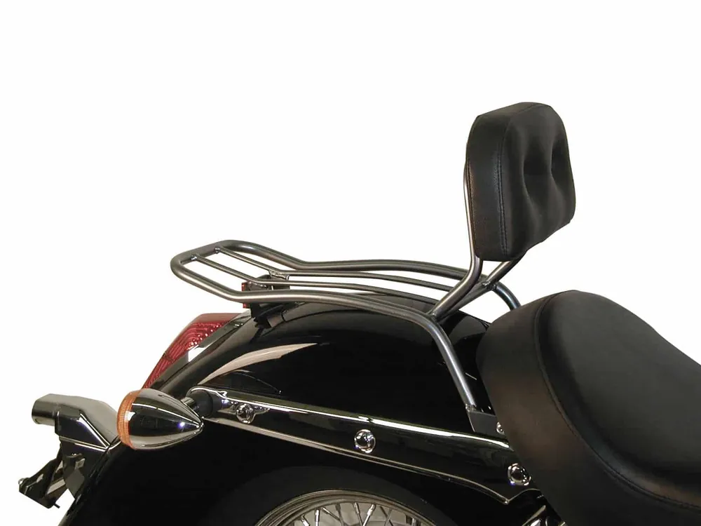 Vente Flash Solorack avec dossier chromé pour Honda VT 750 C Shadow (04-07) Hepco & Becker