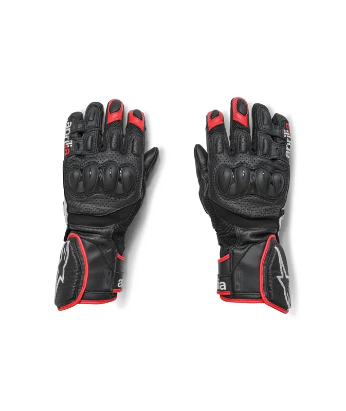 Quantité Limitée Aprilia gants longs en cuir Throttle by Alpinestars S