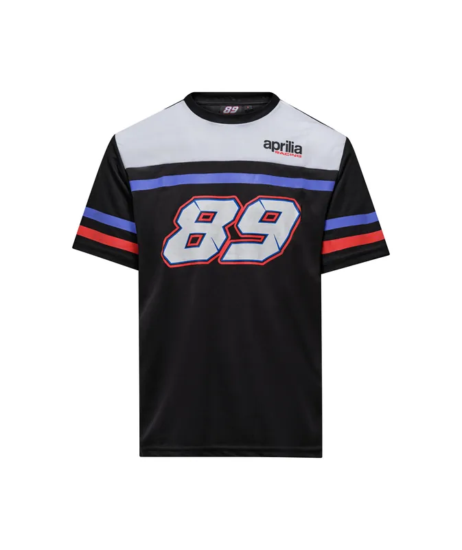Meilleure Vente Aprilia T-shirt Racing 89 homme noir blanc S