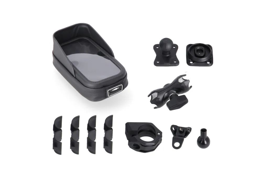 Offre Spéciale SW-Motech Kit de support GPS T-Lock avec Phone Case pour Kawasaki Z 1100 /SE (26-)