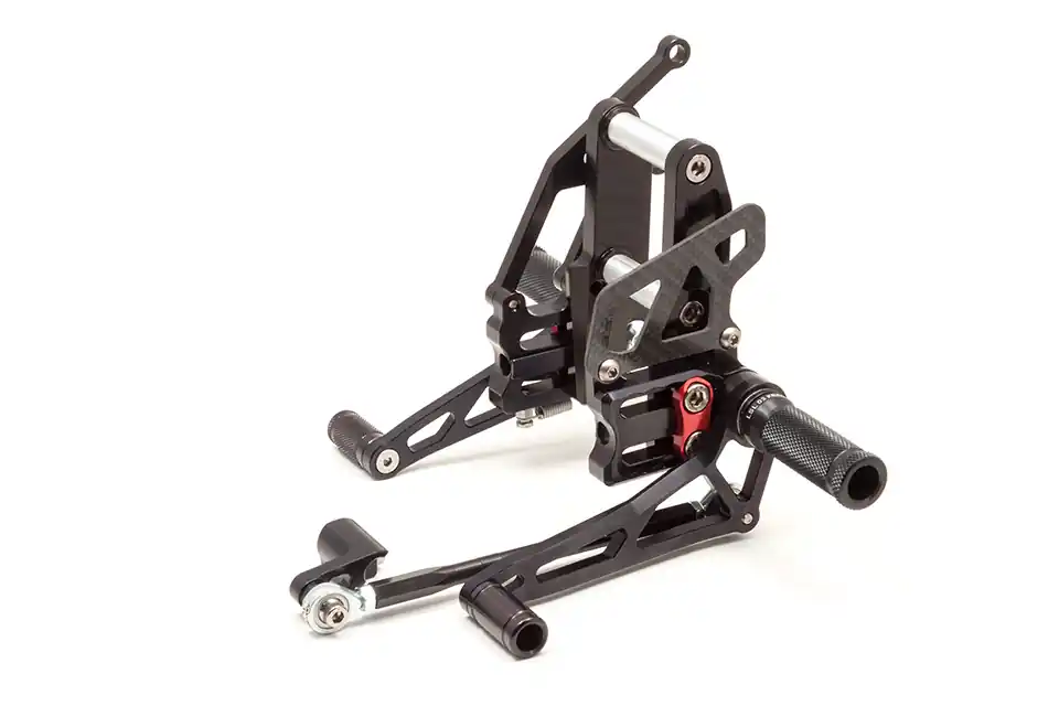 LSL 2Slide-Rastenanlage für Triumph Speed Triple 1050 ABE, 2011-2015, schwarz-rot Meilleur Prix