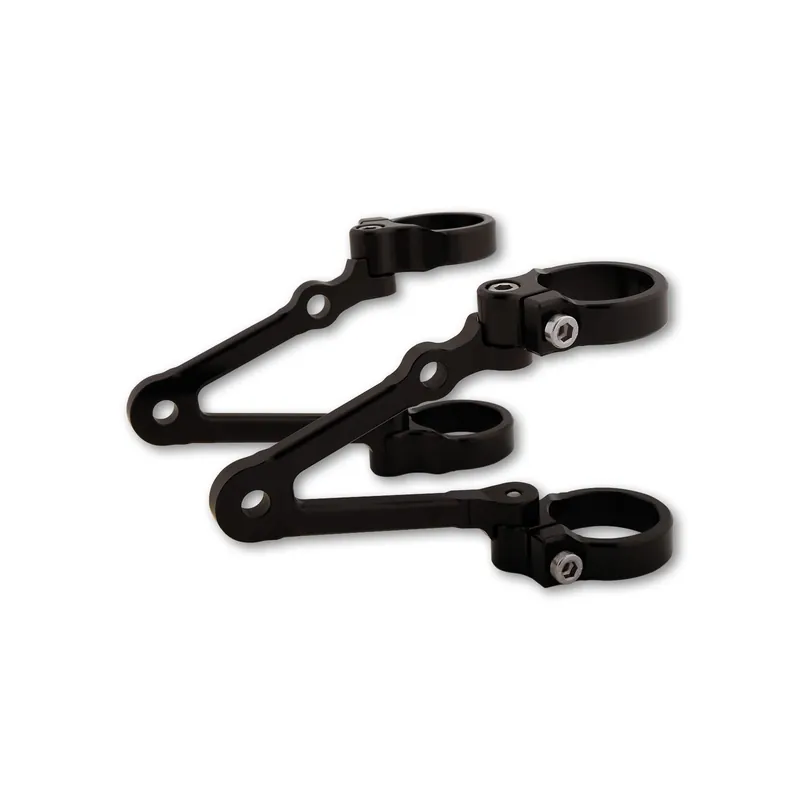Prix Bas LSL Lampenhalter, drehbar, lang, Ø 53/55 mm mit 82mm Streben mit Blinkeraufnahme