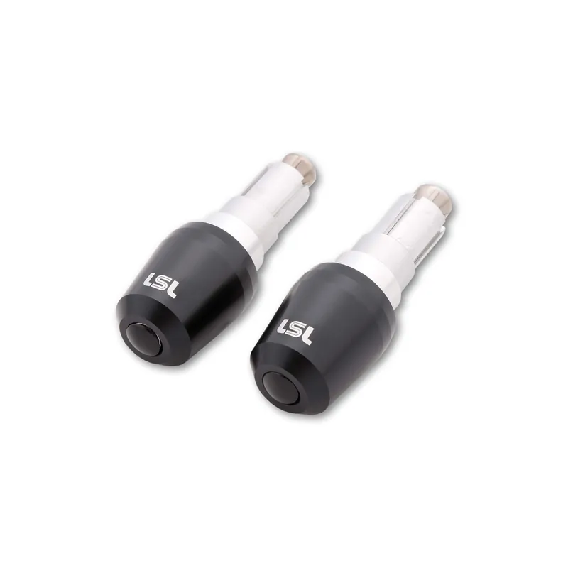 Offre Du Jour LSL Lenkerendgewicht konisch, Aluminium, mit LSL-Logo, für 12-22 mm Innendurchmesser, schwarz