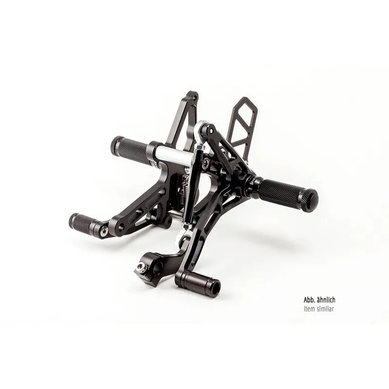 LSL Rastenanlage für Suzuki GSXR600, GSXR750, 2000-2003/ GSXR1000, 2001-2004, schwarz Livraison Express