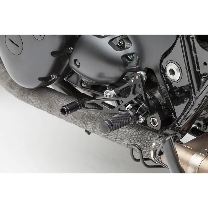 Dernière Chance LSL Rastenanlage Midi, für Kawasaki W800, schwarz