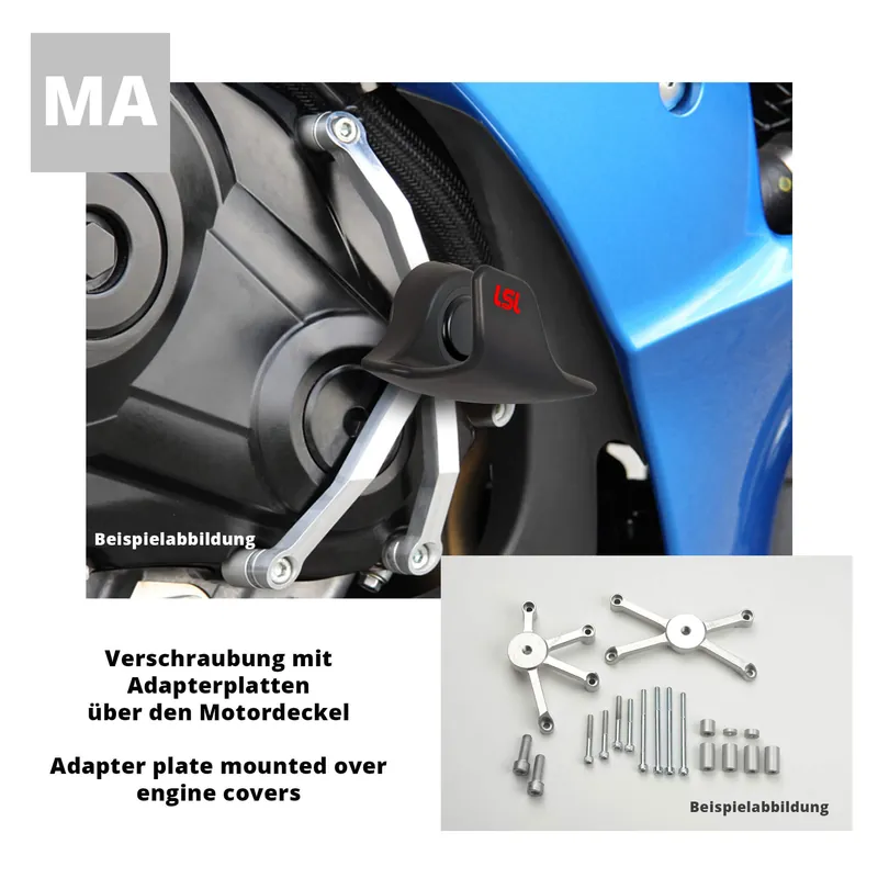 Quantité Limitée LSL SlideWing Anbaukit für Suzuki GSX650, GSX1250F, GSX650F
