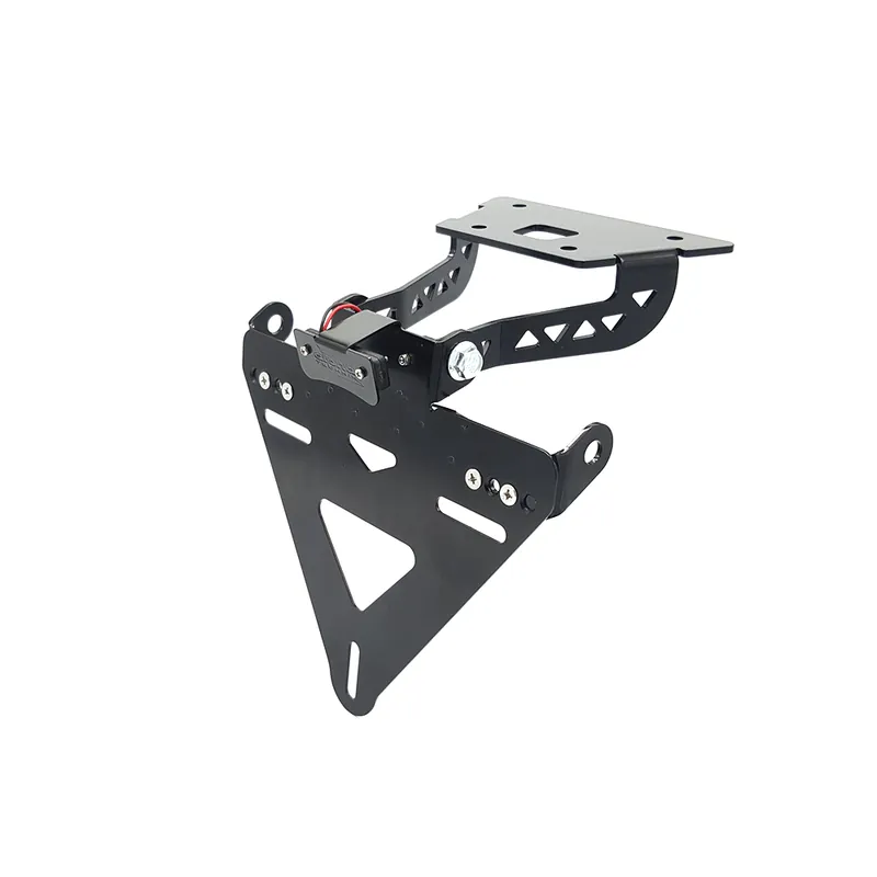 Prix Bas alpha Technik Kennzeichenhalter für Kawasaki Z300; Typ ER300A; Modelljahr 2015-