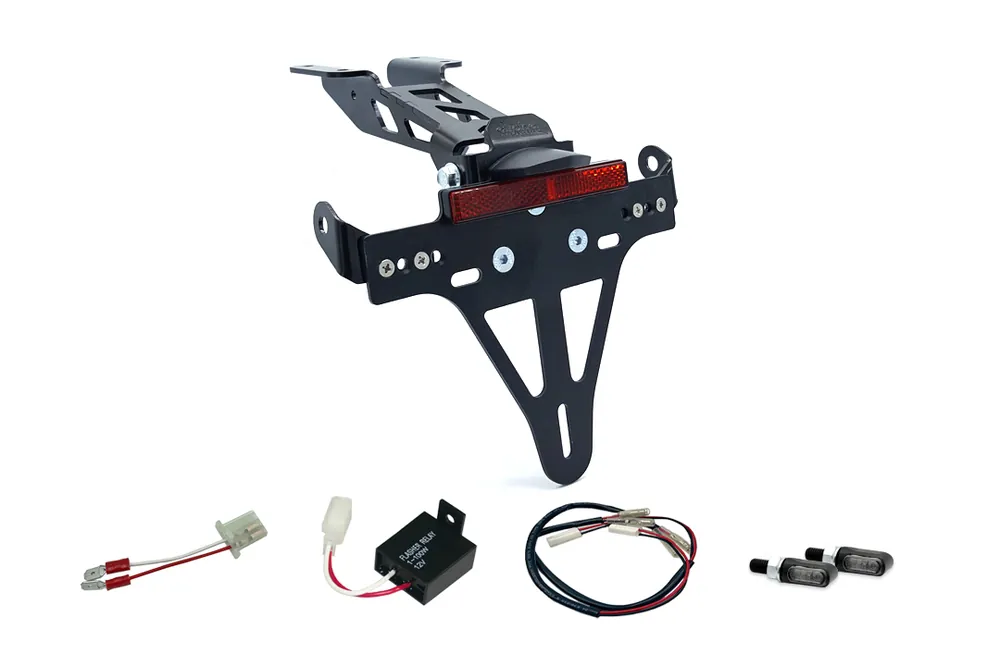 Soldes alpha Technik Kennzeichenhalter-Blinker-Kit M-LED für Yamaha MT125 ab Modelljahr 2020 (Hinten)