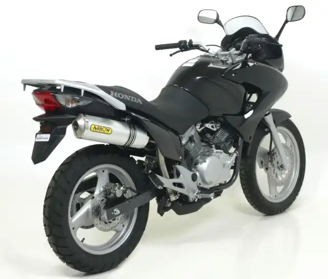 ARROW Auspuff THUNDER für Honda XL125V Varadero 2001-2012, Aluminium Soldes