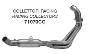 ARROW Racing Krümmer Edelstahl für Yamaha MT09 2024- Top Vente