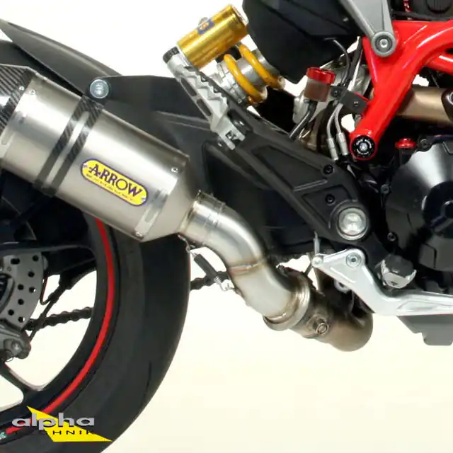 ARROW Racing-Zwischenrohr für Ducati Hypermotard 821 2013-2015 / Hypermotard 821 SP 2013-2015 / Hype Vente Flash