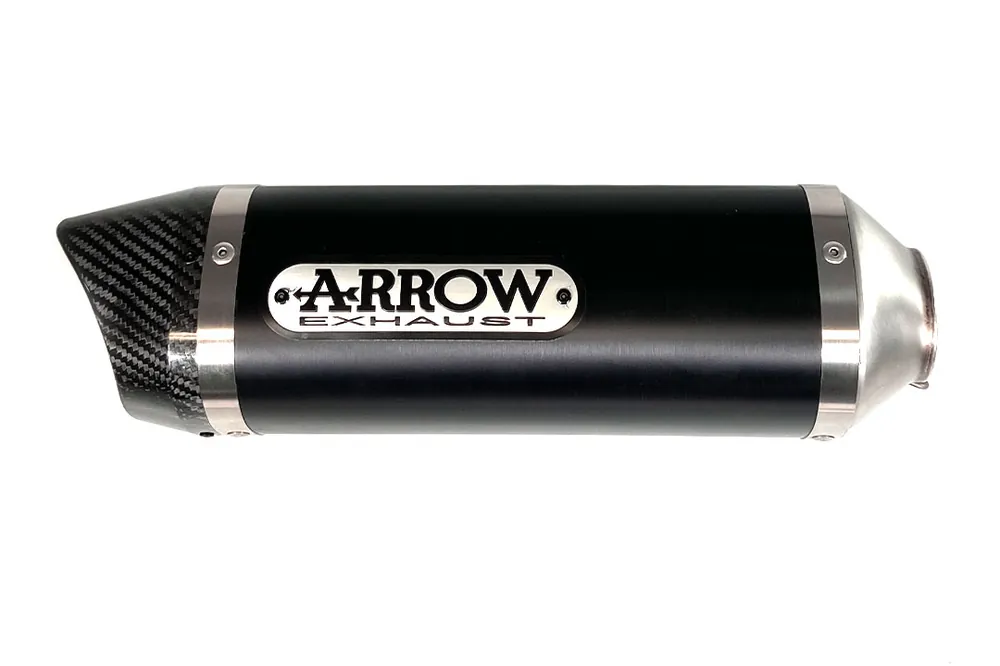 Acheter En Ligne ARROW Auspuff DARK THUNDER Aluminium schwarz für Yamaha XJ6 Diversion 2009-2016