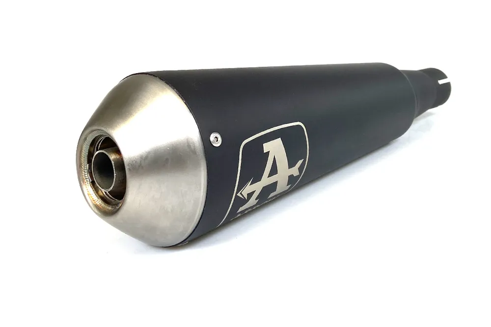 ARROW Auspuff DARK PRO-RACE Edelstahl für Brixton BX125X / Felsberg 125X Modelljahr 2019-2020 Nouvel Arrivage