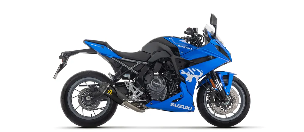 ARROW Auspuff WORKS DARK für Suzuki GSX-8S, GSX-8R 2024- und GSX-8T, 8TT, 2025- Remise