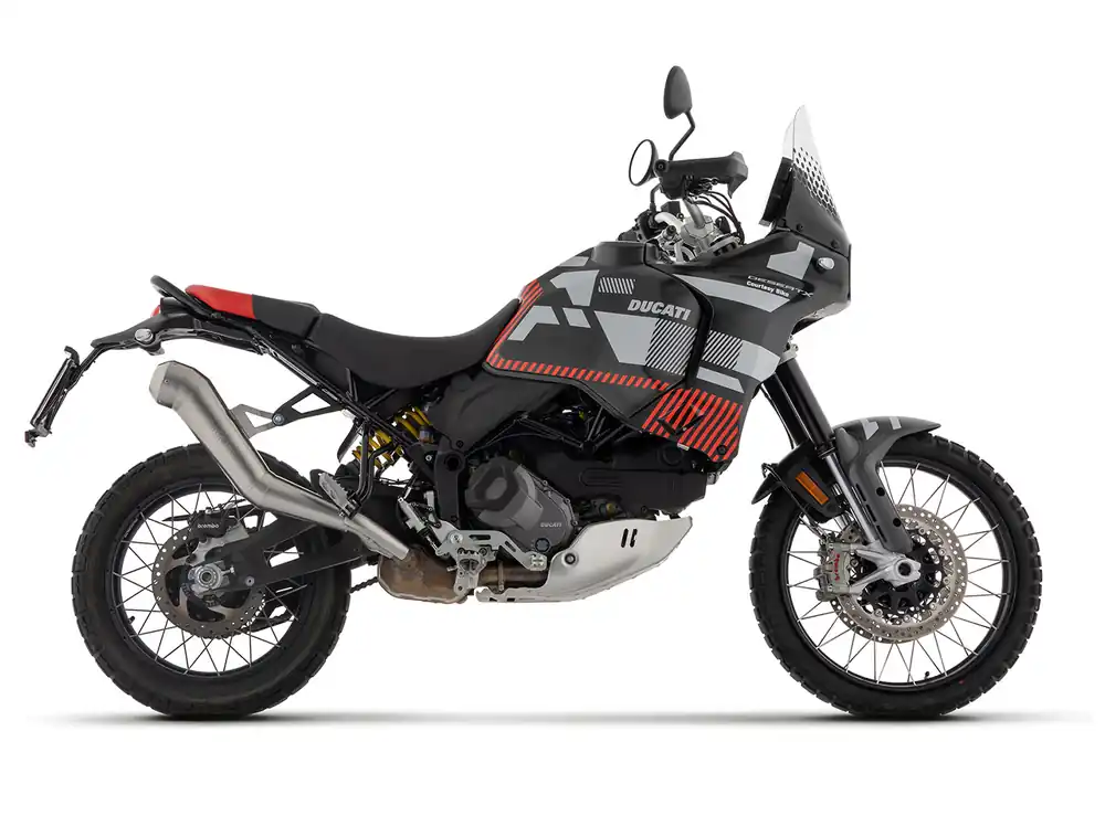 Must-Have ARROW DAKAR REPLICA RACING Auspuff für Ducati Desert X 950 Modelljahr 2022-2023