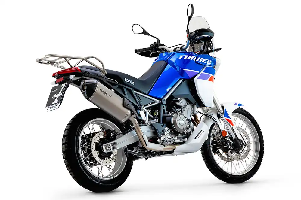 Prix Bas ARROW Auspuff SONORA für Aprilia Tuareg 660 ab Modelljahr 2022